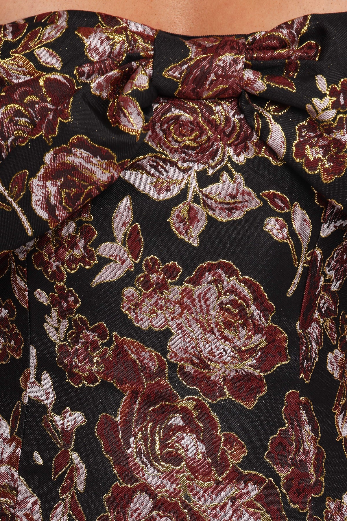 Lilia Maxi Dress in Black Floral – view 6 of 7