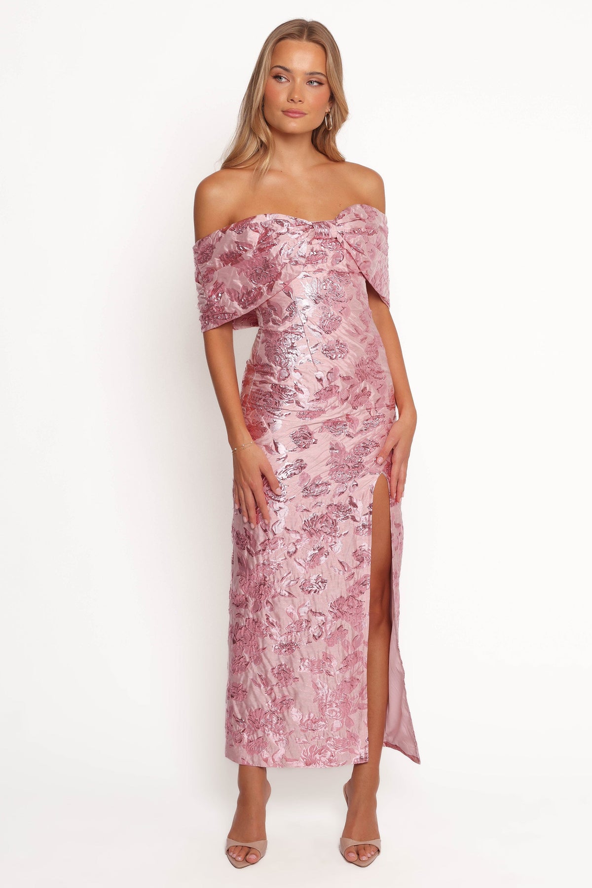 Lilia Maxi Dress in Pink – view 2 of 7
