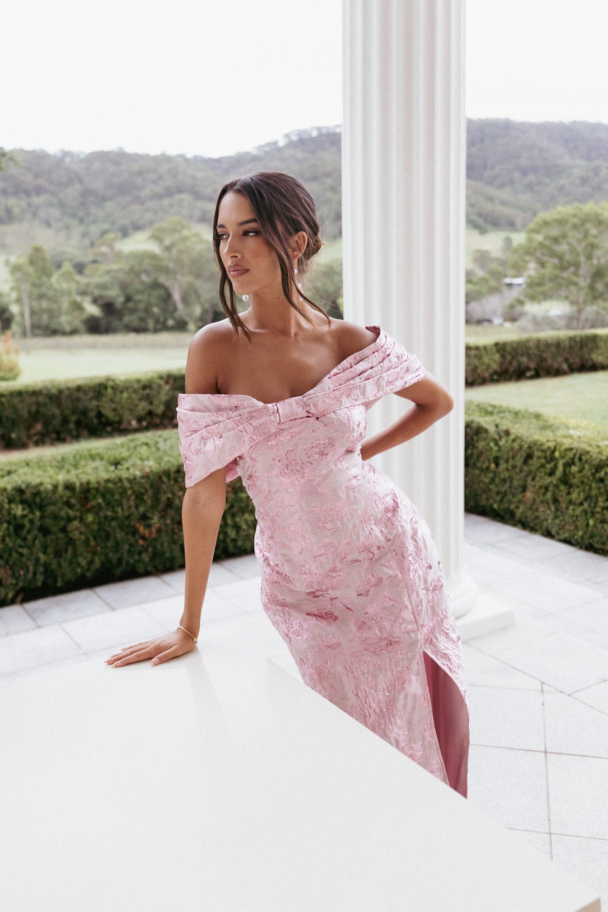 Lilia Maxi Dress in Pink – view 1 of 7