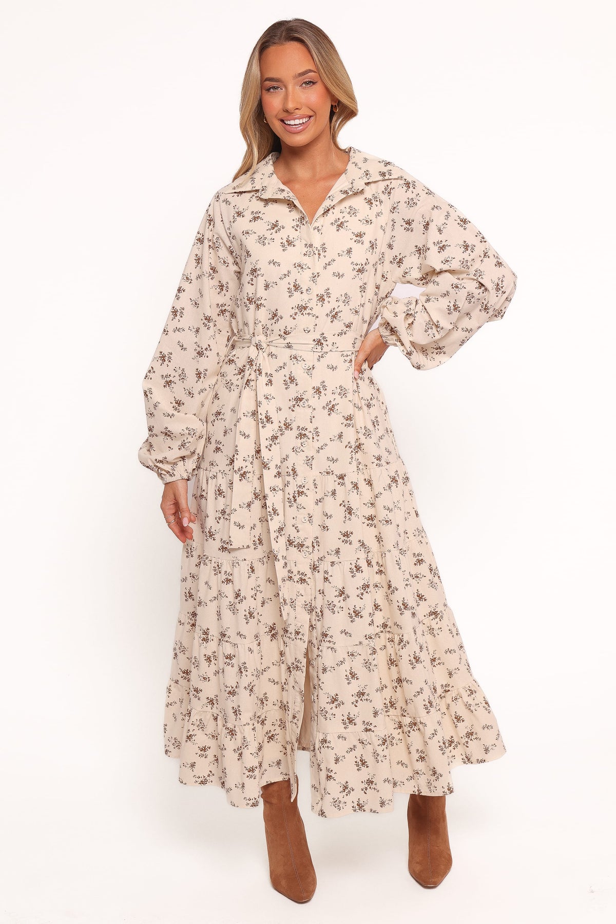 Lincoln Long Sleeve Maxi Dress in Floral – view 3 of 6