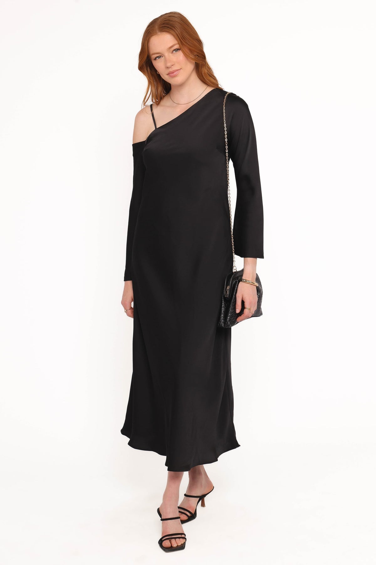Lindra Maxi Dress in Black – view 1 of 6