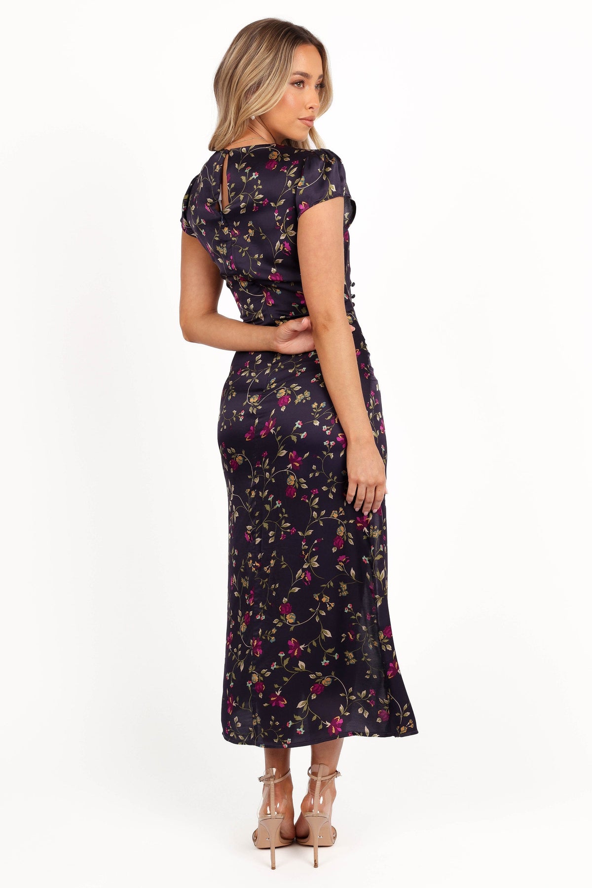 Lisbeth Midi Dress in Midnight Floral – view 5 of 9
