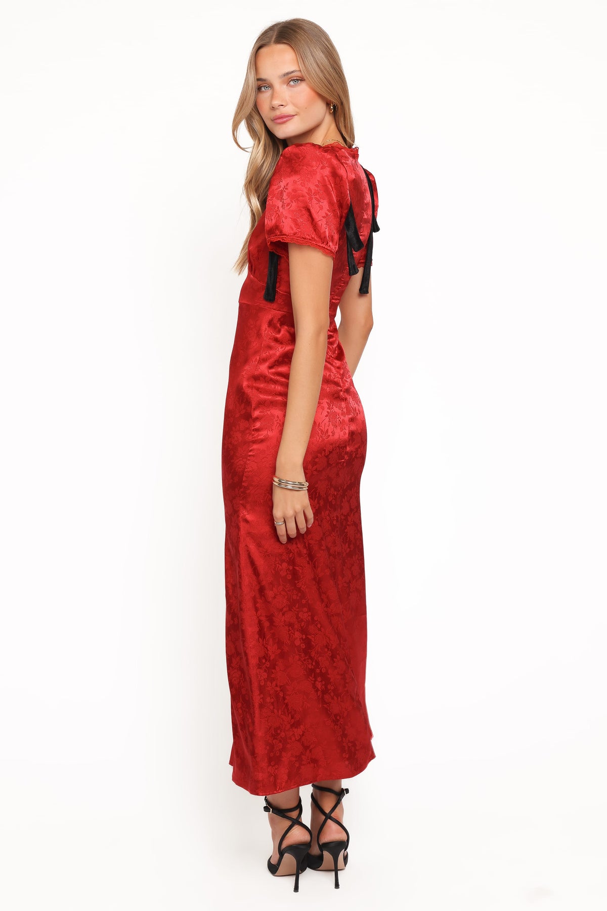 Lomandra Maxi Dress in Red Jacquard – view 5 of 7