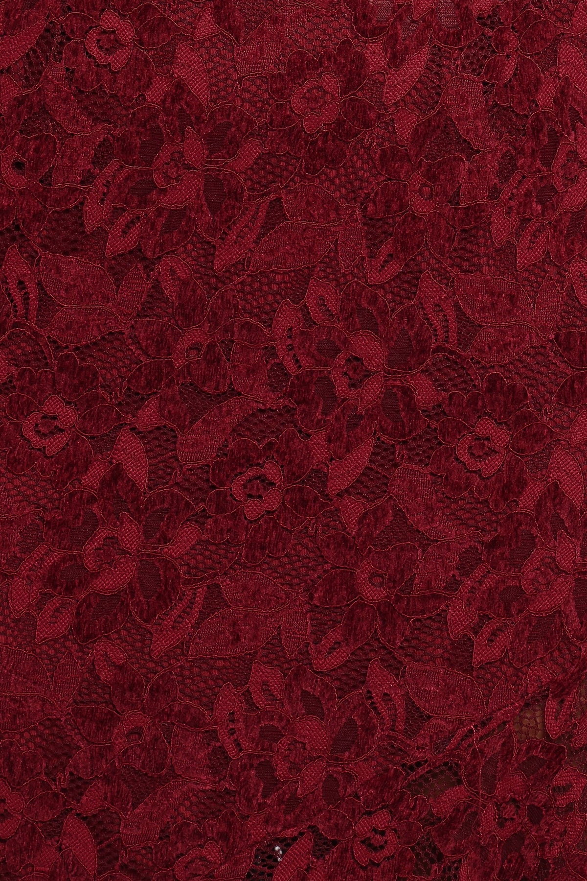Lorde Midi Dress in Burgundy Lace – view 8 of 9