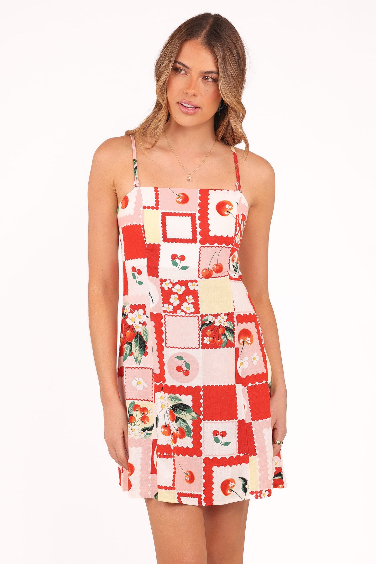 Loredana Mini Dress in Cherry – view 2 of 8
