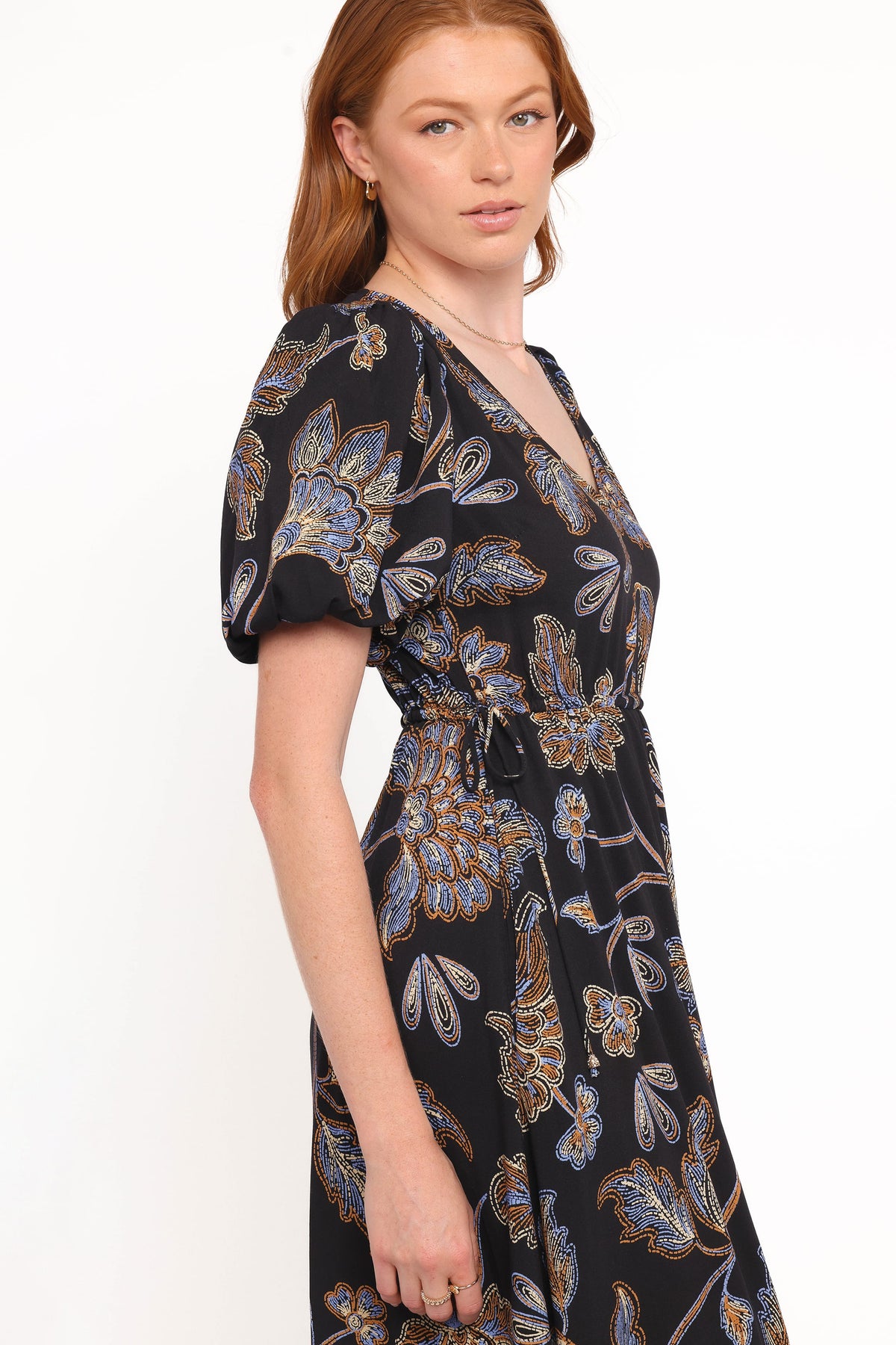 Loveen Maxi Dress in Black Floral – view 2 of 5
