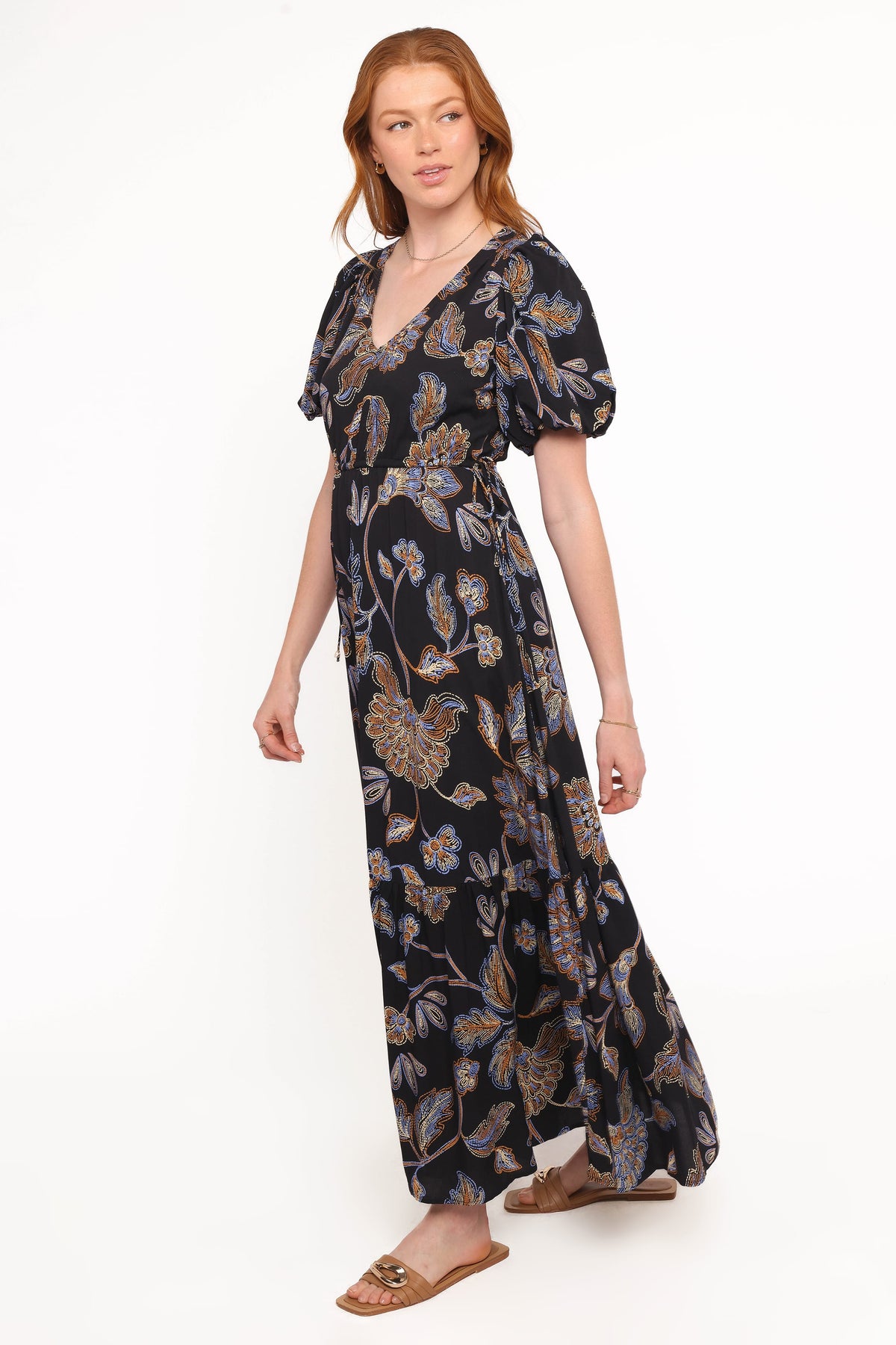 Loveen Maxi Dress in Black Floral – view 3 of 5