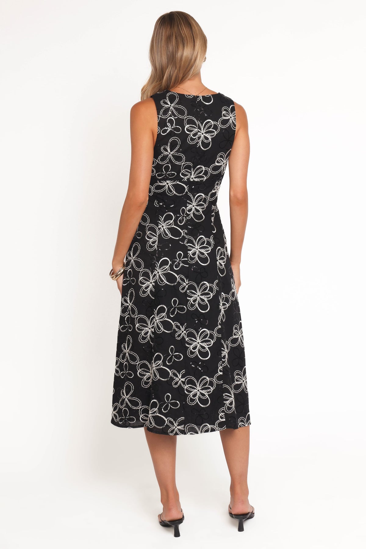 Loven Midi Dress in Black/White – view 5 of 6