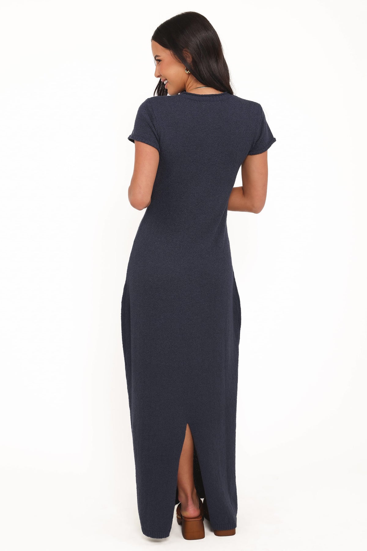 Lowell Knit Maxi Dress in Navy – view 5 of 6