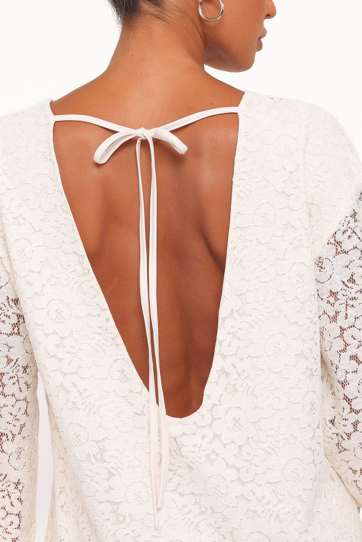Lula Mini Dress in Cream Lace – view 2 of 7