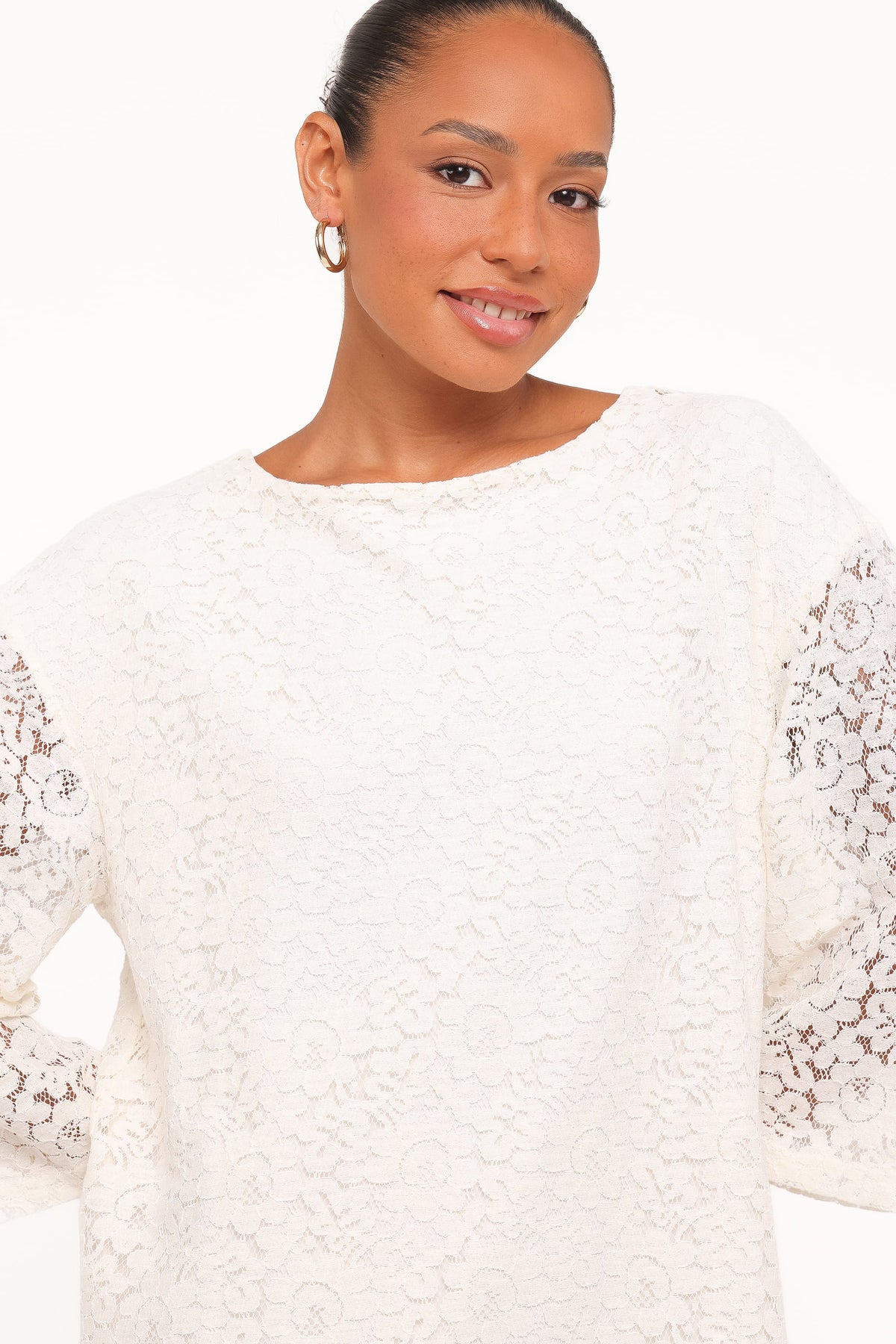 Lula Mini Dress in Cream Lace – view 6 of 7