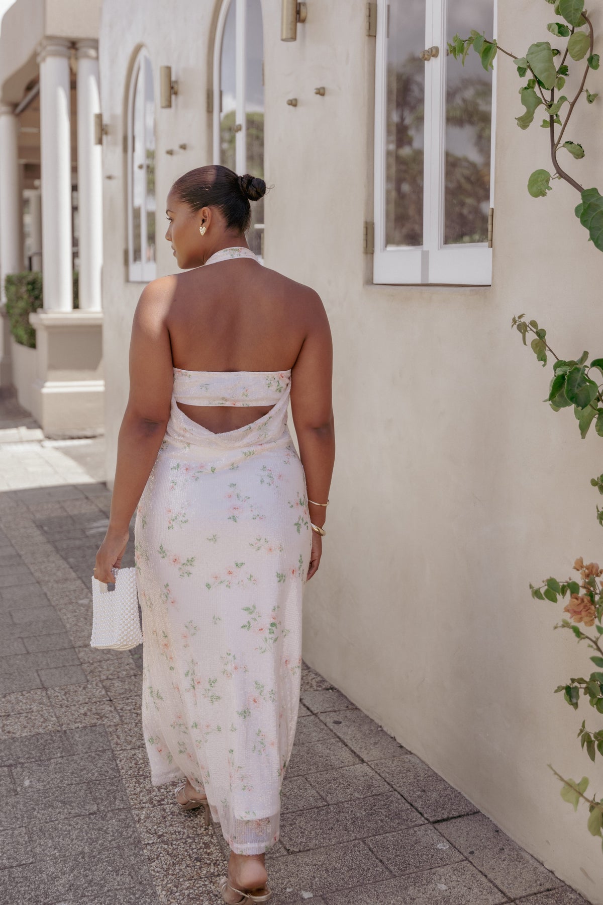 Lunara Maxi Dress in Sequin Floral – view 7 of 7