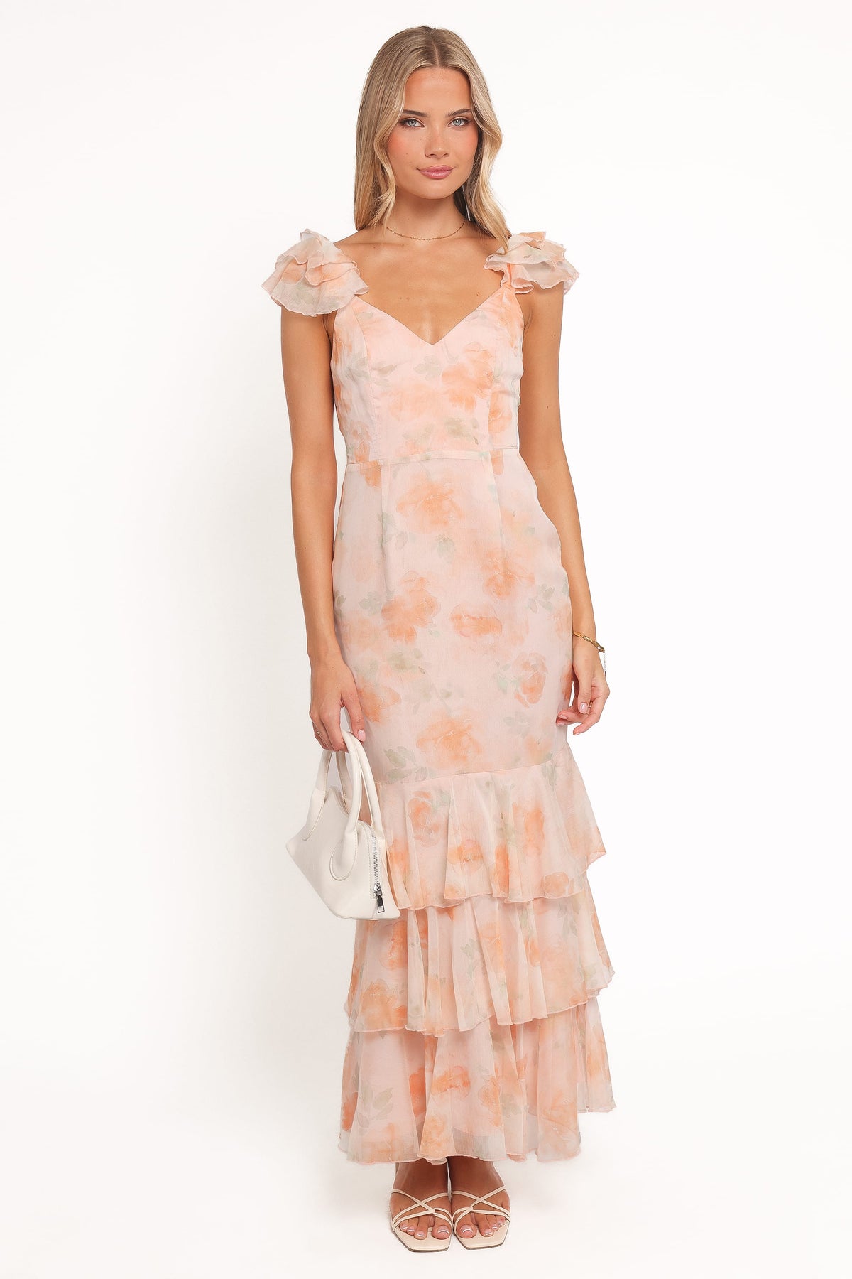 Lydia Maxi Dress in Pink Floral – view 1 of 6