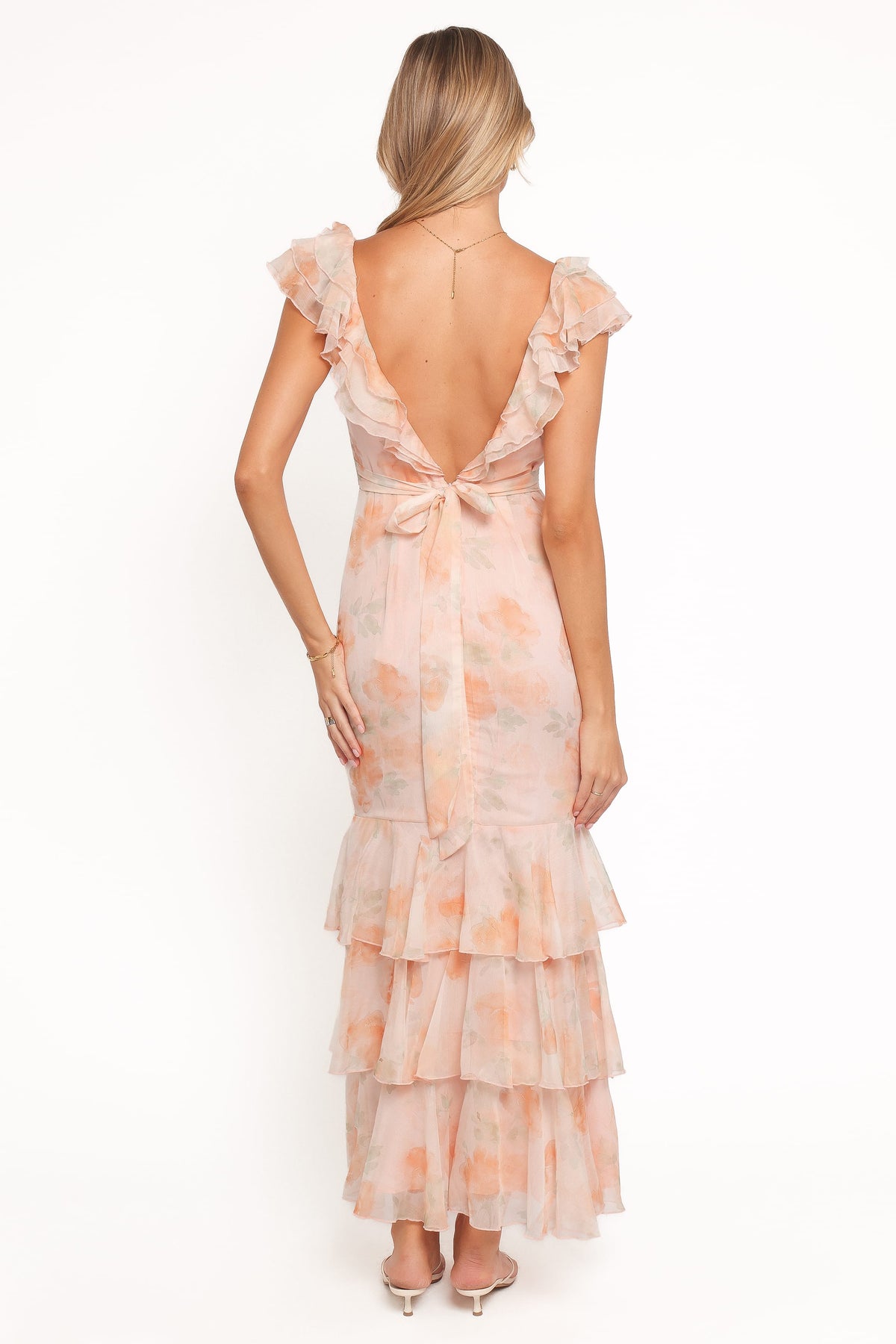 Lydia Maxi Dress in Pink Floral – view 4 of 6
