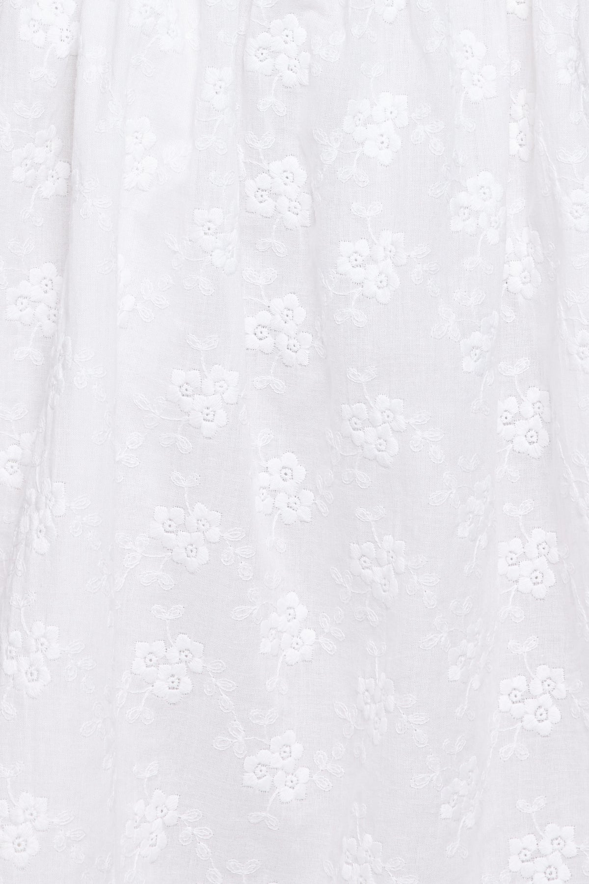 Lynne Mini Dress in White Broderie – view 6 of 6