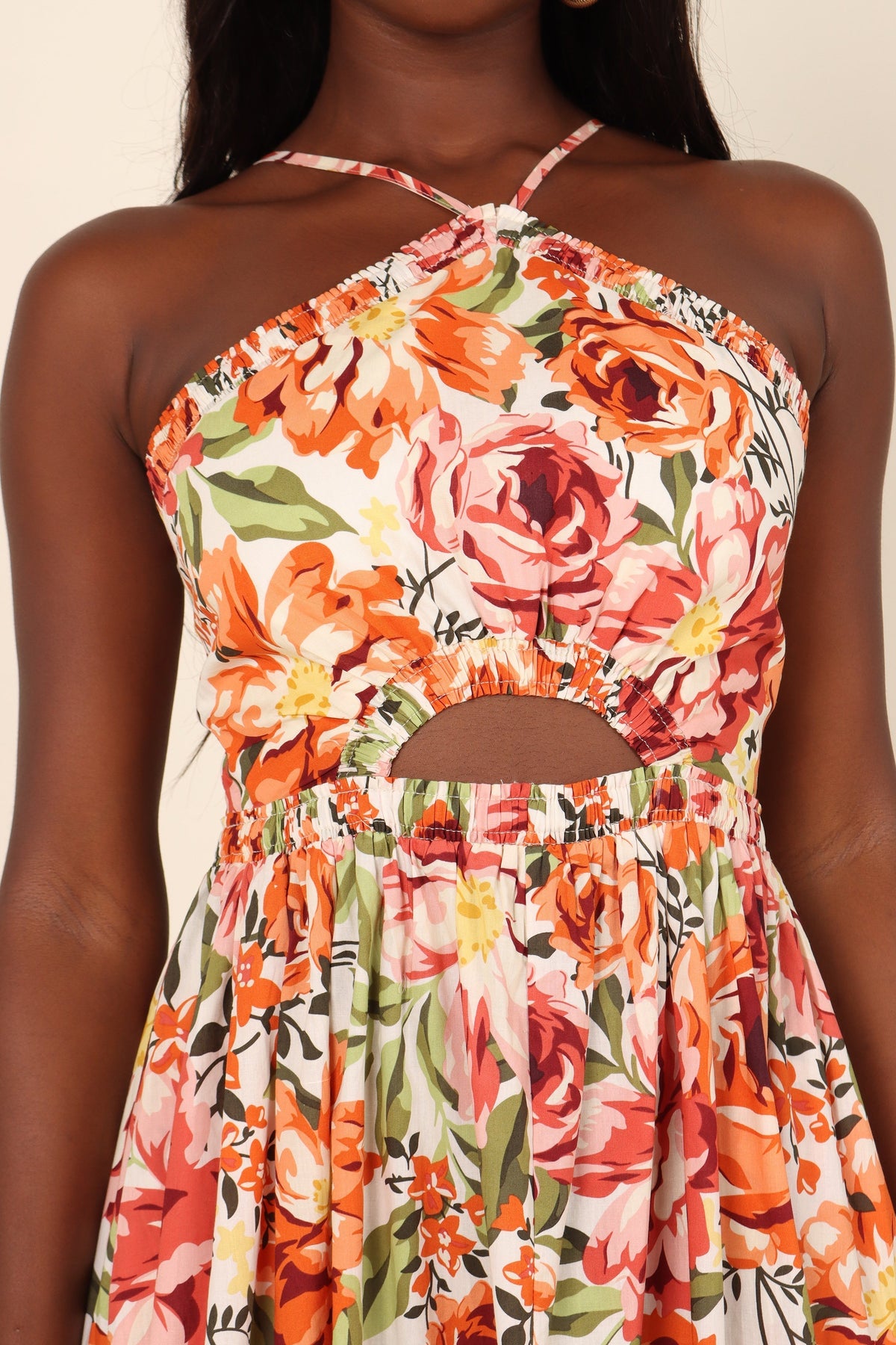 Madeira Dress in Orange Floral – view 9 of 11