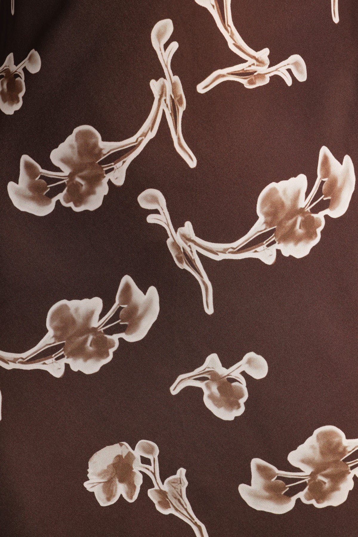 Maia Long Sleeve Maxi Dress in Chocolate Orchid – view 8 of 9