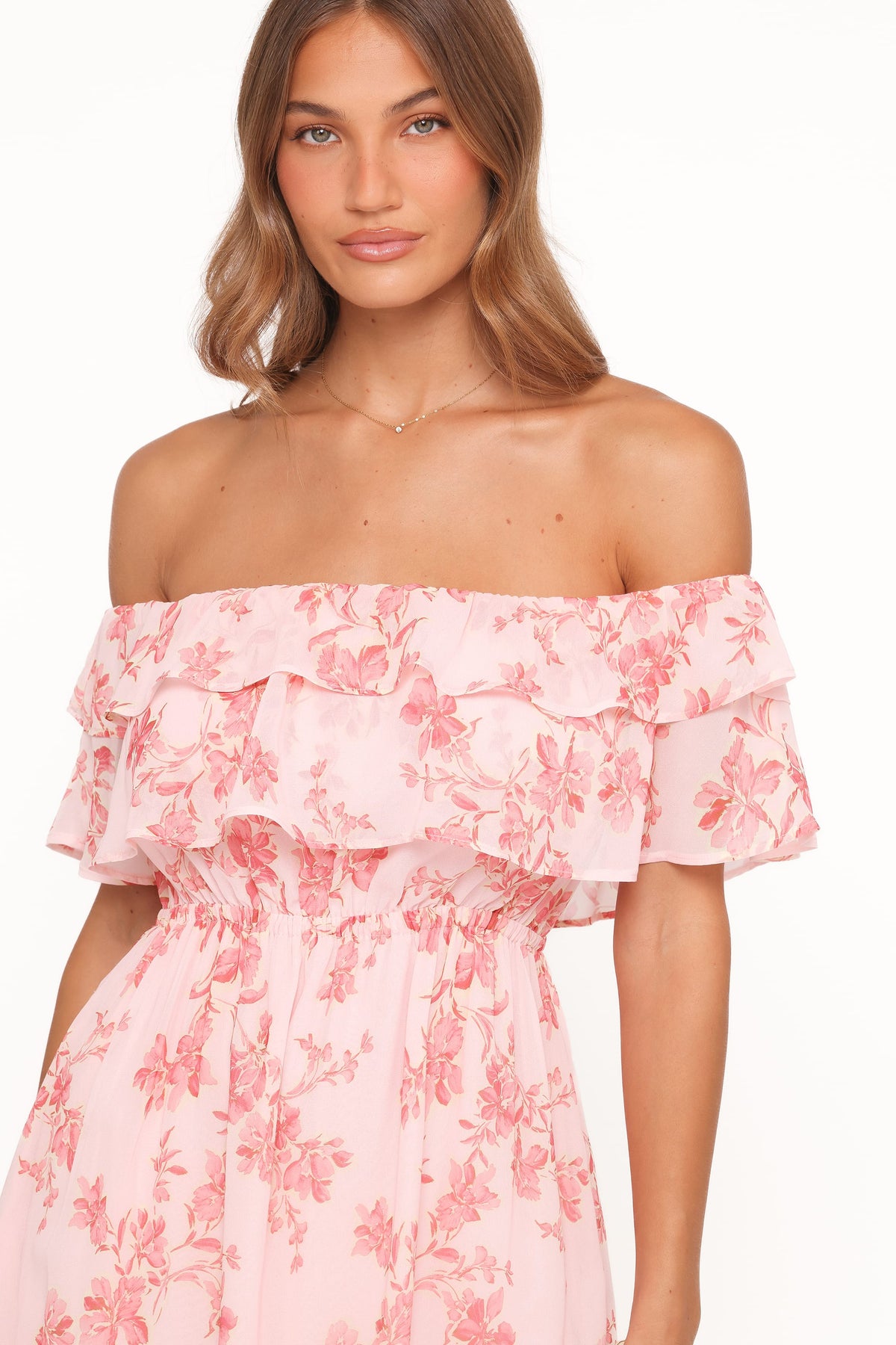 Majesty Maxi Dress in Rose Pink Floral – view 3 of 6