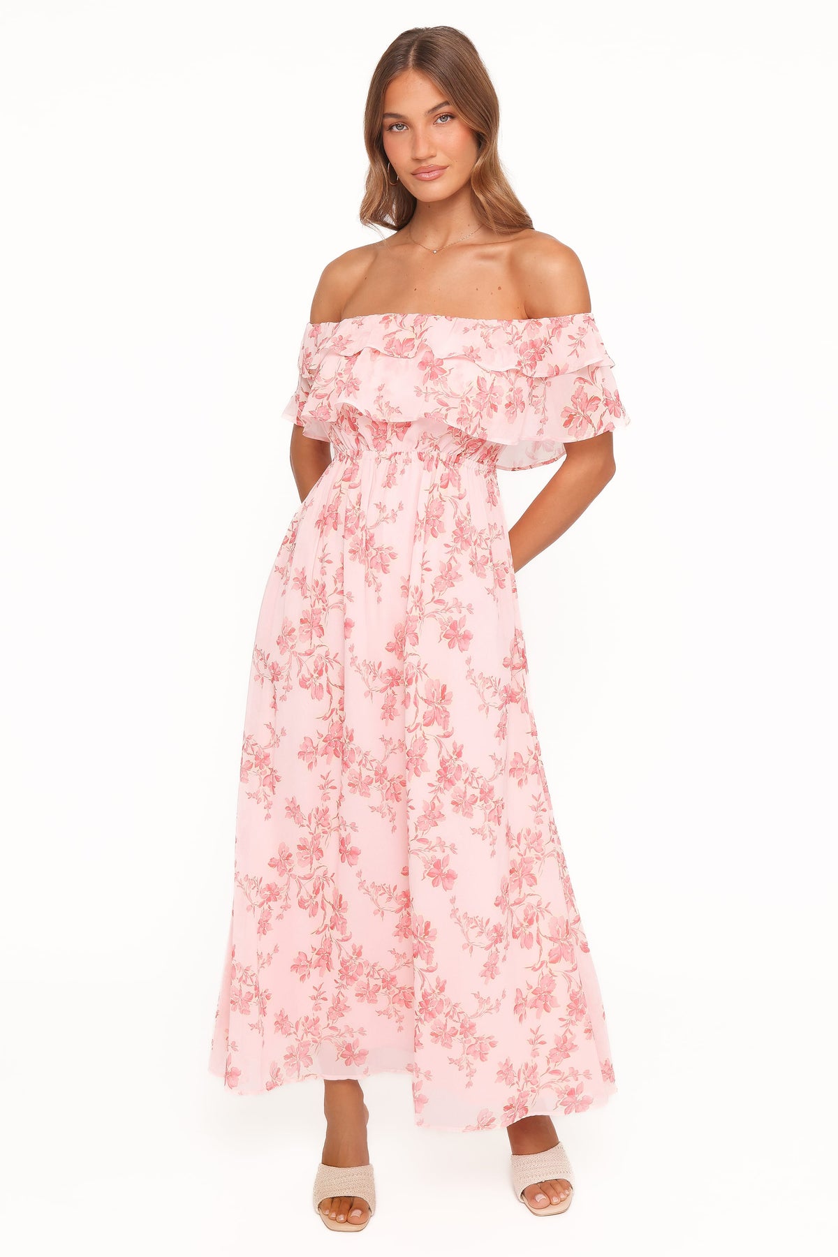 Majesty Maxi Dress in Rose Pink Floral – view 2 of 6