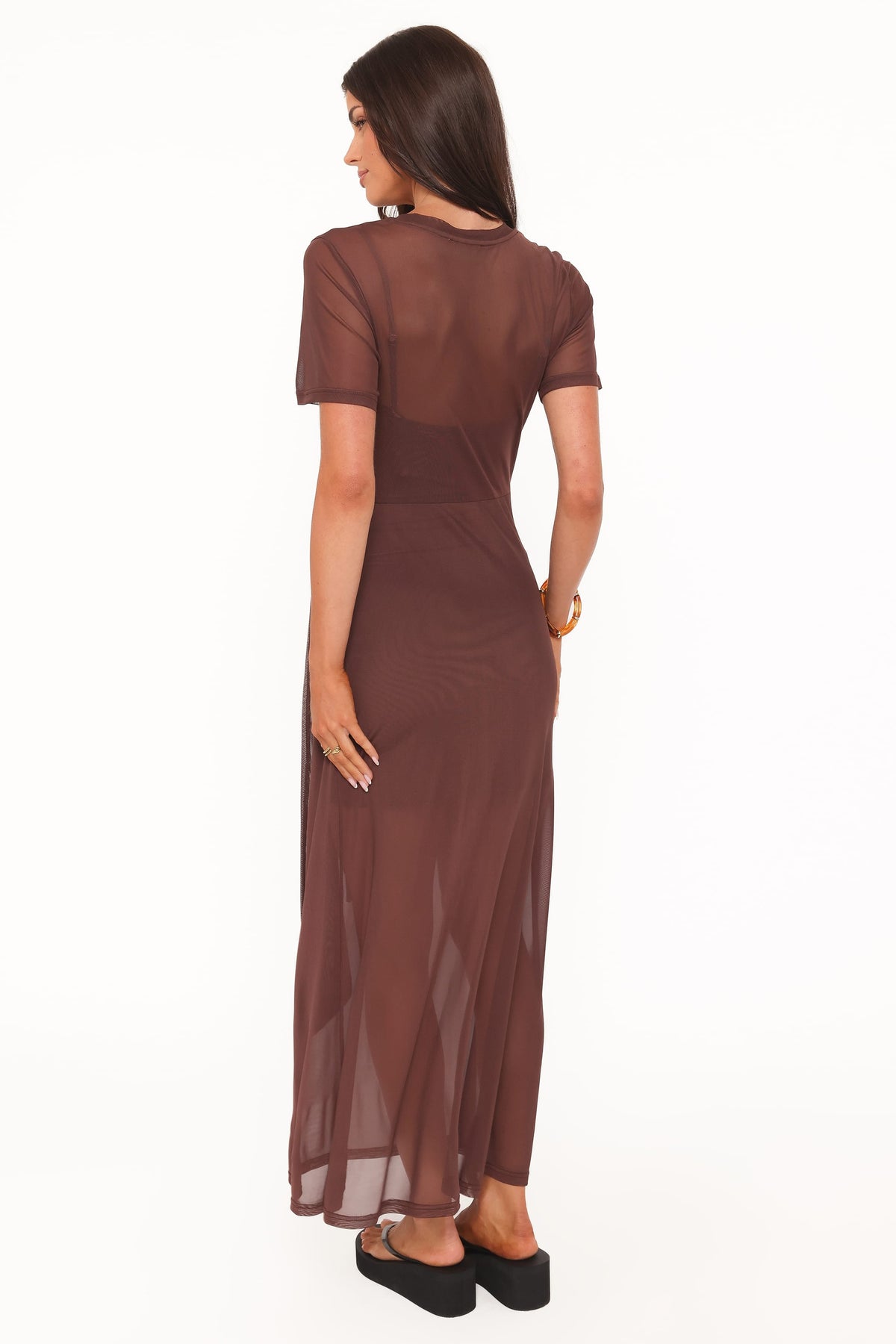 Marcello Maxi Dress in Dark Brown – view 5 of 8