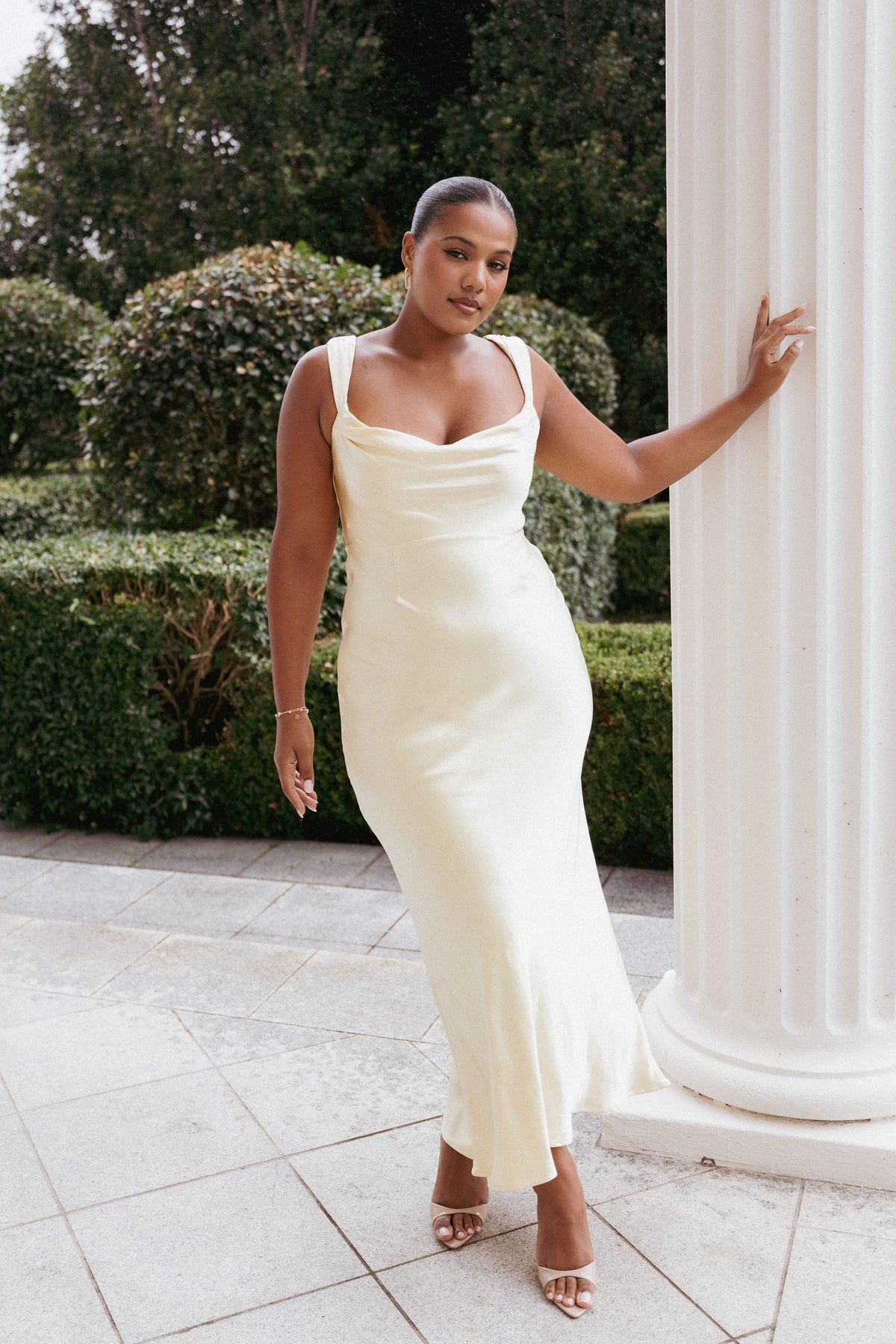 Margot Maxi Dress in Lemon – view 1 of 8