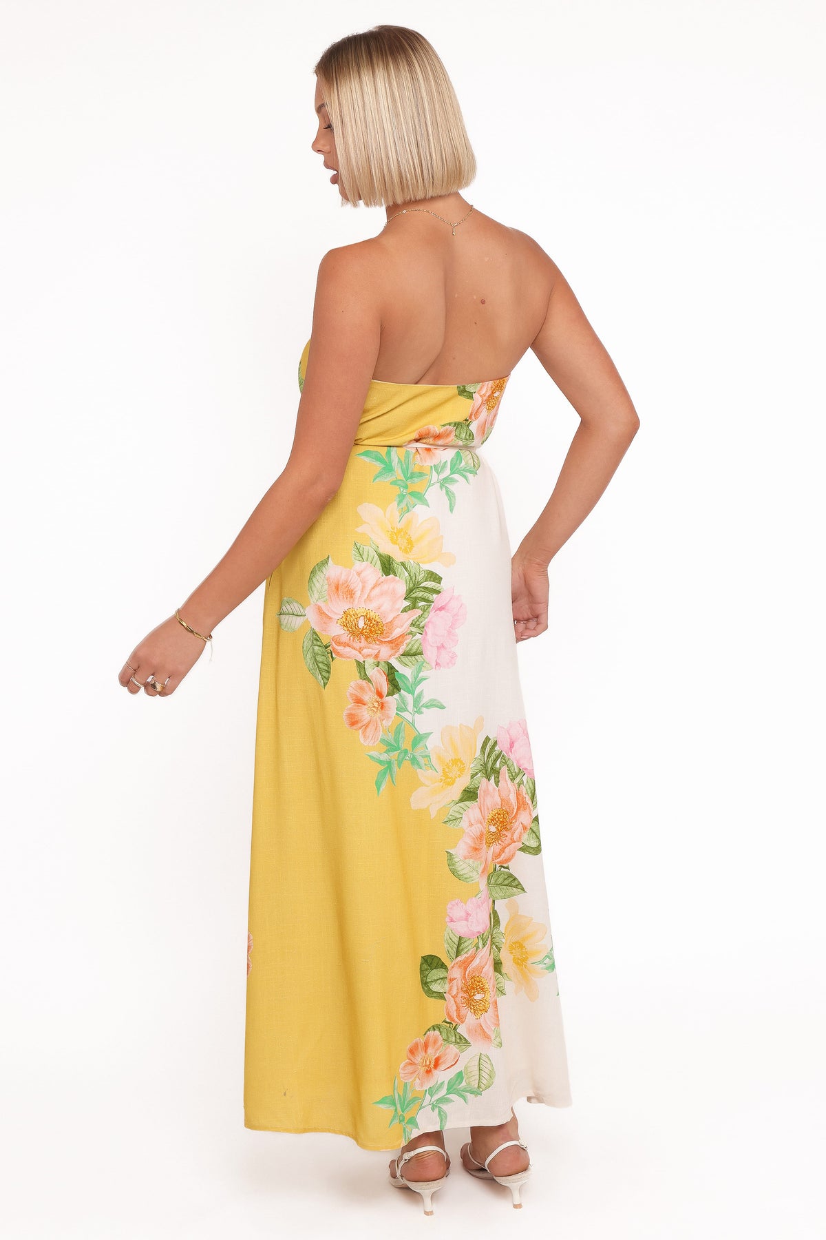Marlia Maxi Dress in Yellow Poppy – view 4 of 7
