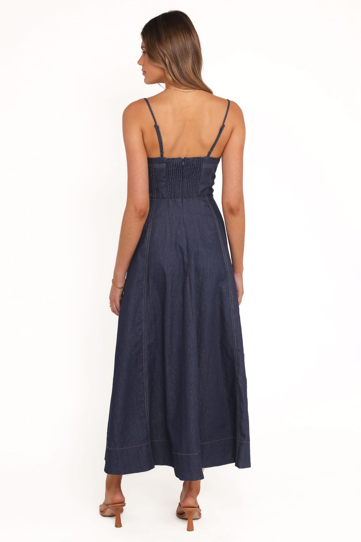 Marsden Denim Midi Dress in Indigo – view 4 of 6