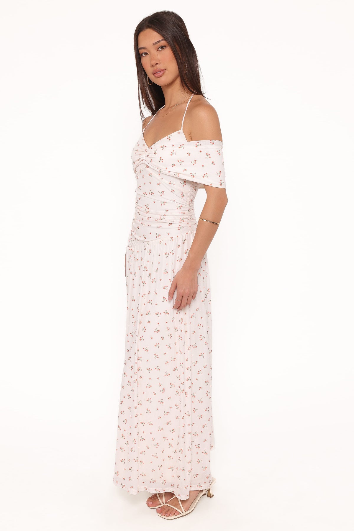 Mayven Maxi Dress in White Ditsy – view 3 of 7