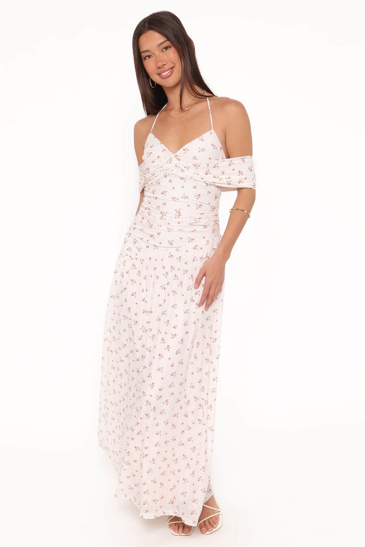 Mayven Maxi Dress in White Ditsy – view 5 of 7
