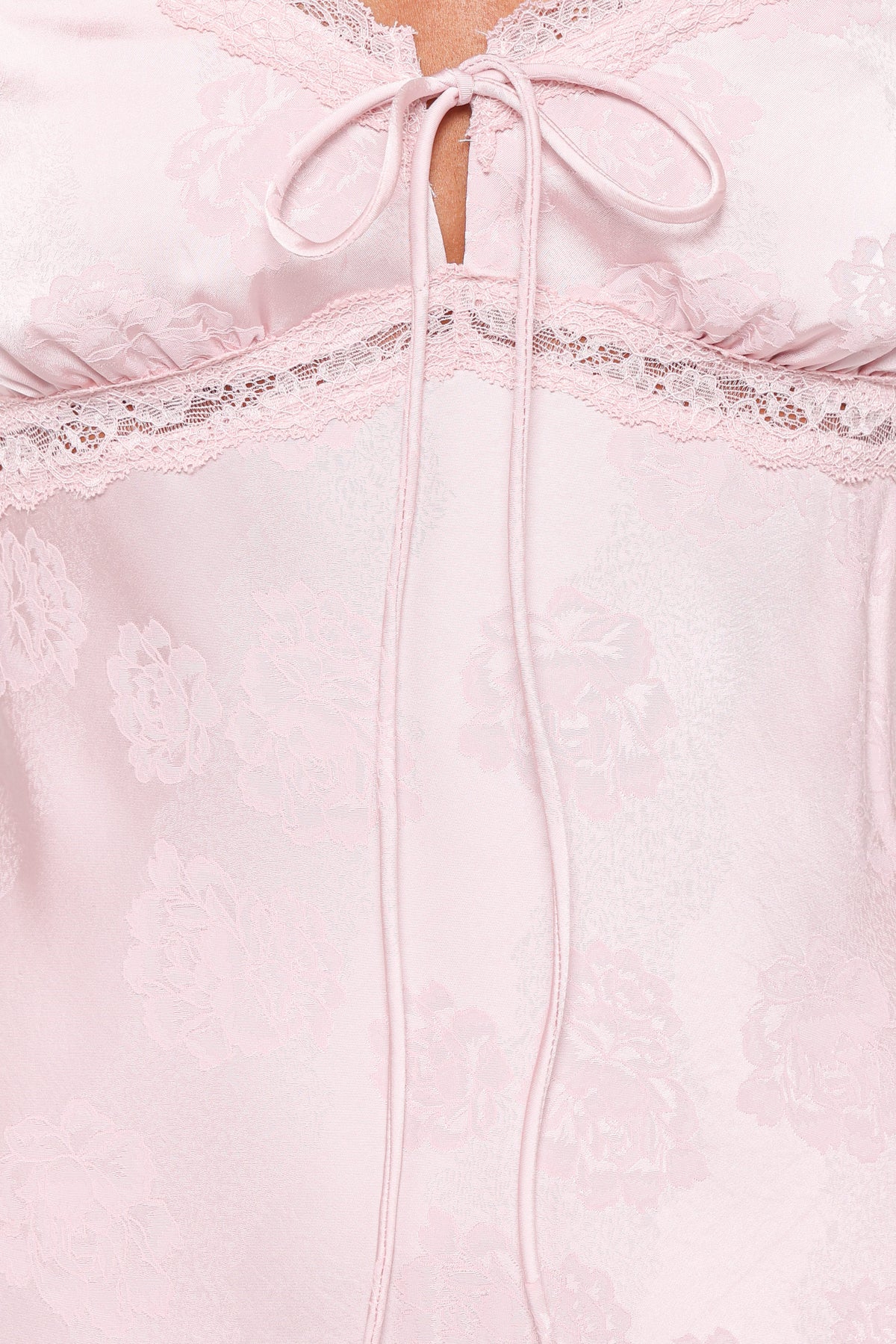 Melita Lace Maxi Dress in Pink – view 5 of 5