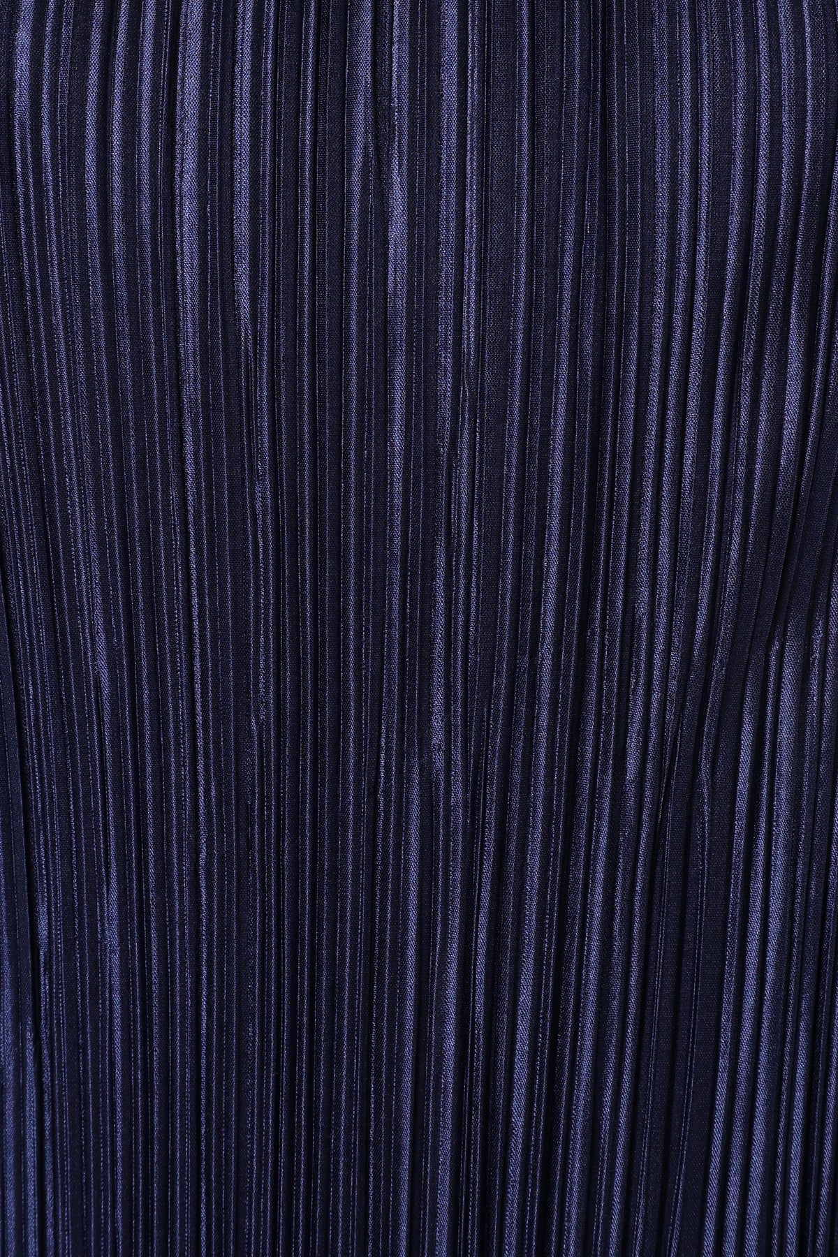 Melody Plisse Halter Maxi Dress in Navy – view 9 of 9