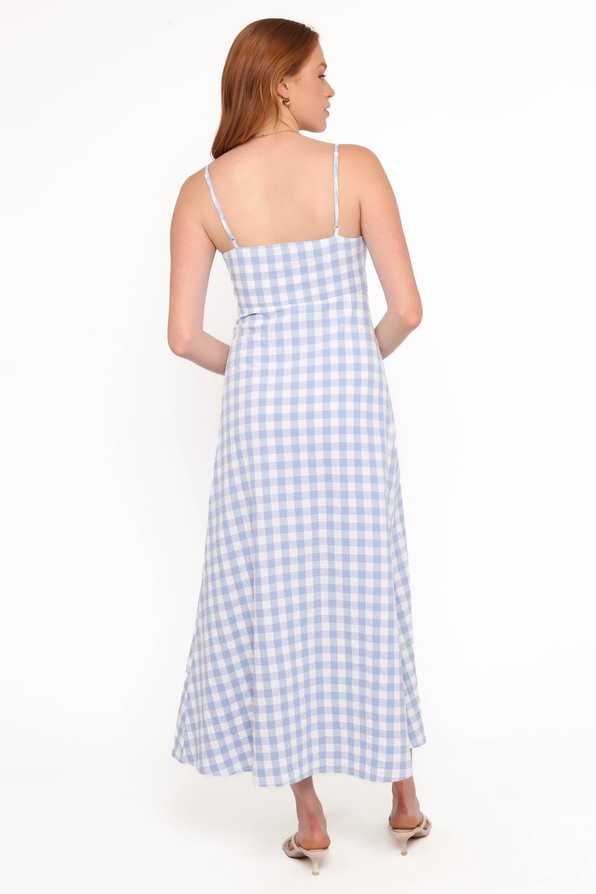 Menora Maxi Dress in Blue Gingham – view 4 of 6
