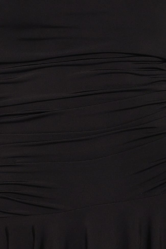 Messina Off Shoulder Mini Dress in Black – view 5 of 5