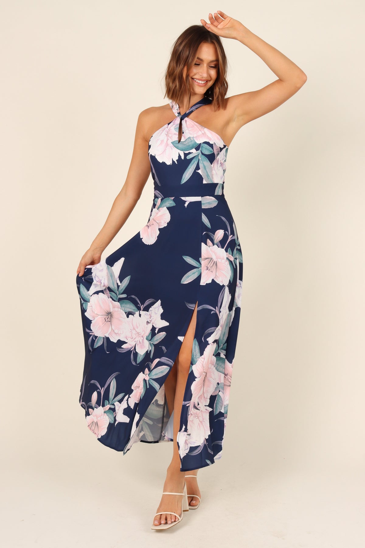 Miara Dress in Navy – view 2 of 9