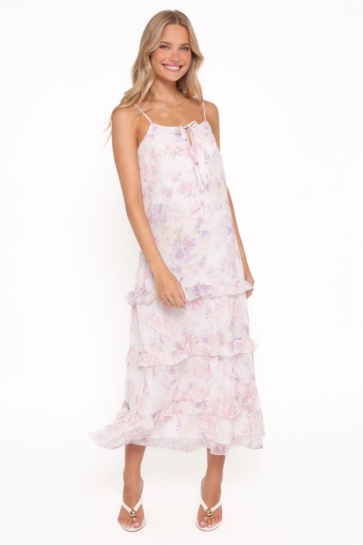 Minka Maxi Dress in White/Multi Floral – view 1 of 6