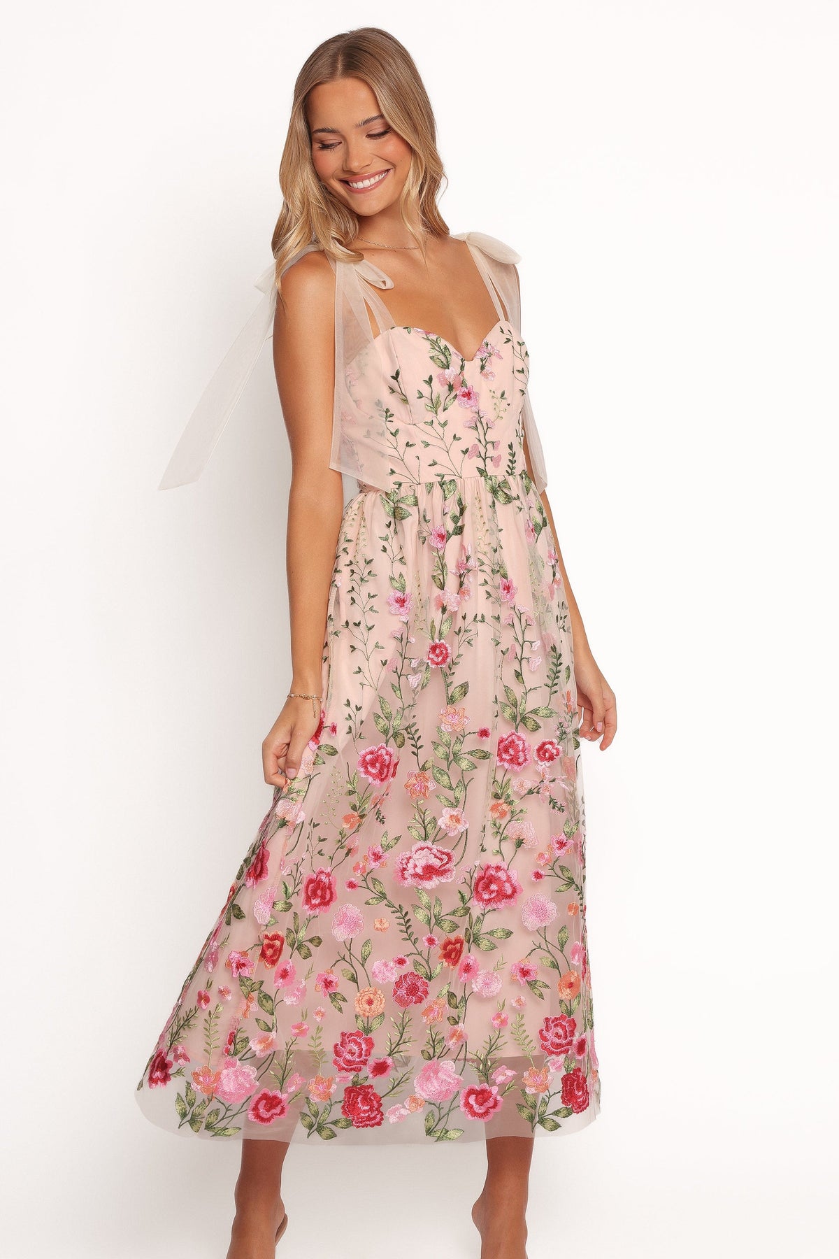 Mirabel Midi Dress in Multi Floral – view 5 of 8