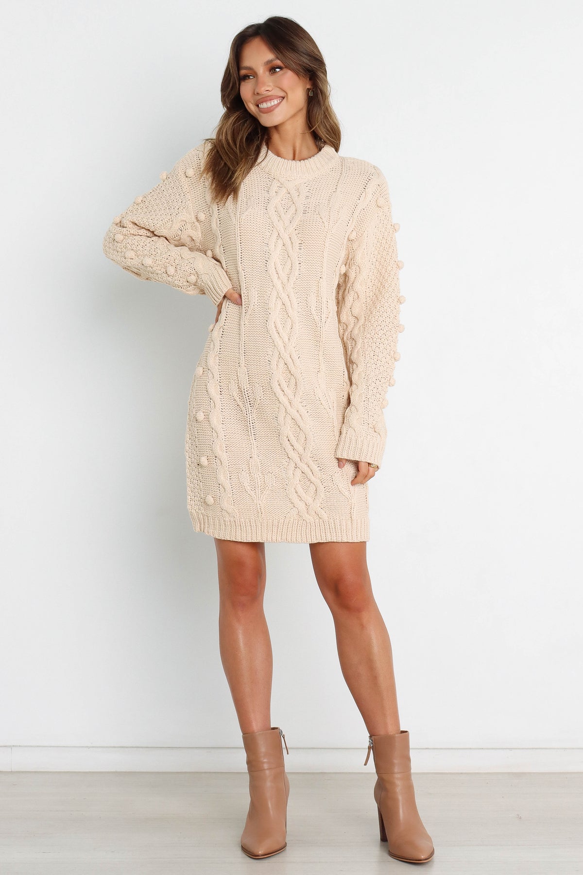 Mona Dress in Cream – view 5 of 13