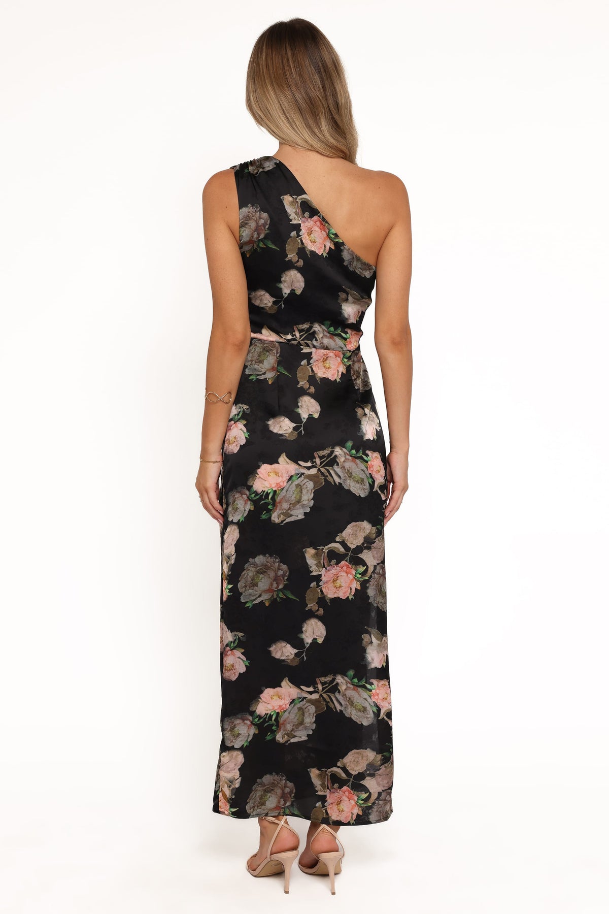 Nadia One Shoulder Maxi Dress in Blurred Floral – view 5 of 6