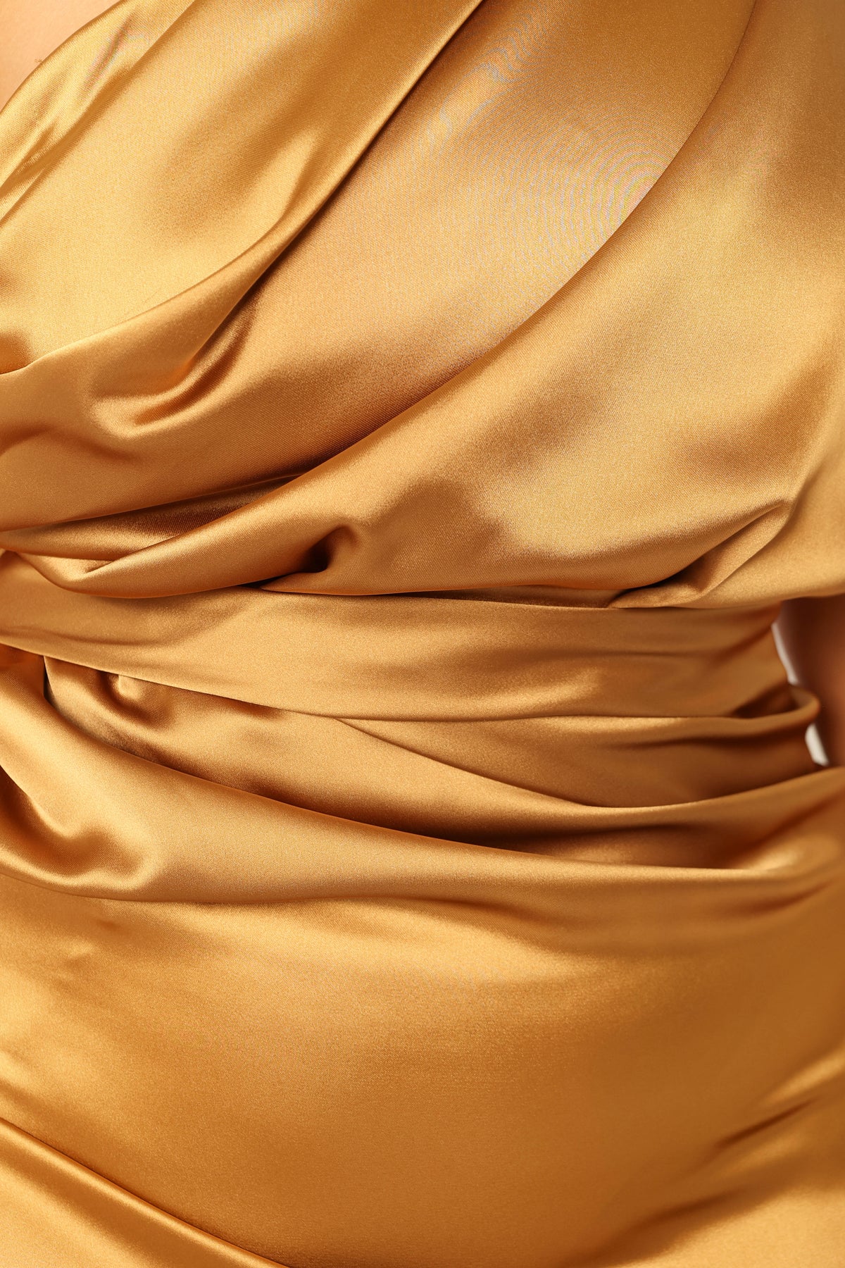 Nadia One Shoulder Maxi Dress in Bronze – view 10 of 10