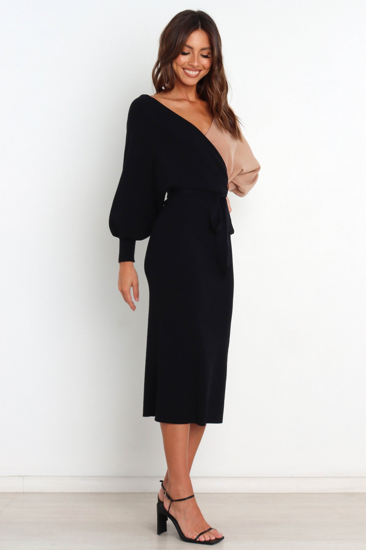 Nate Dress in Black/Beige – view 4 of 8