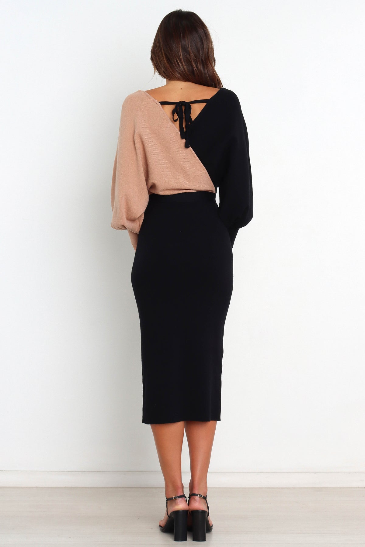 Nate Dress in Black/Beige – view 5 of 8