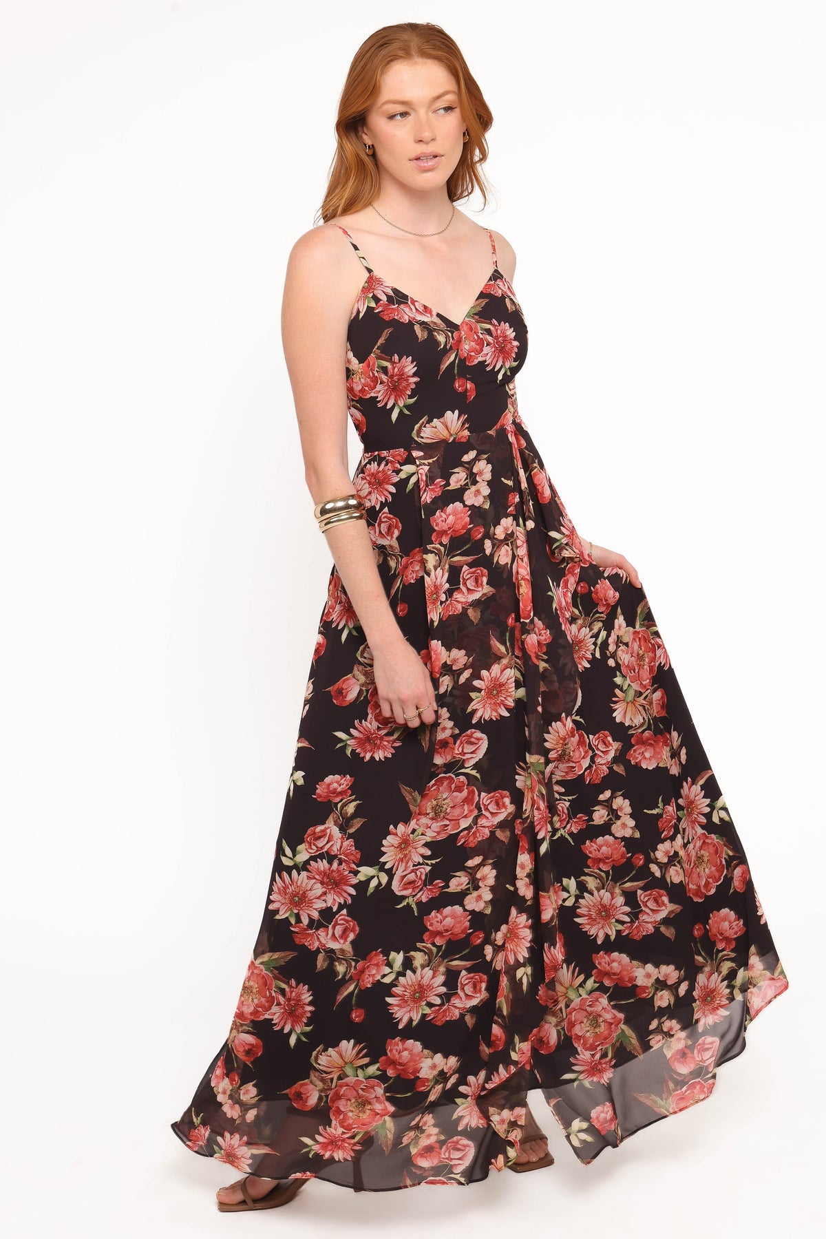 Naver Maxi Dress in Black Floral – view 5 of 6