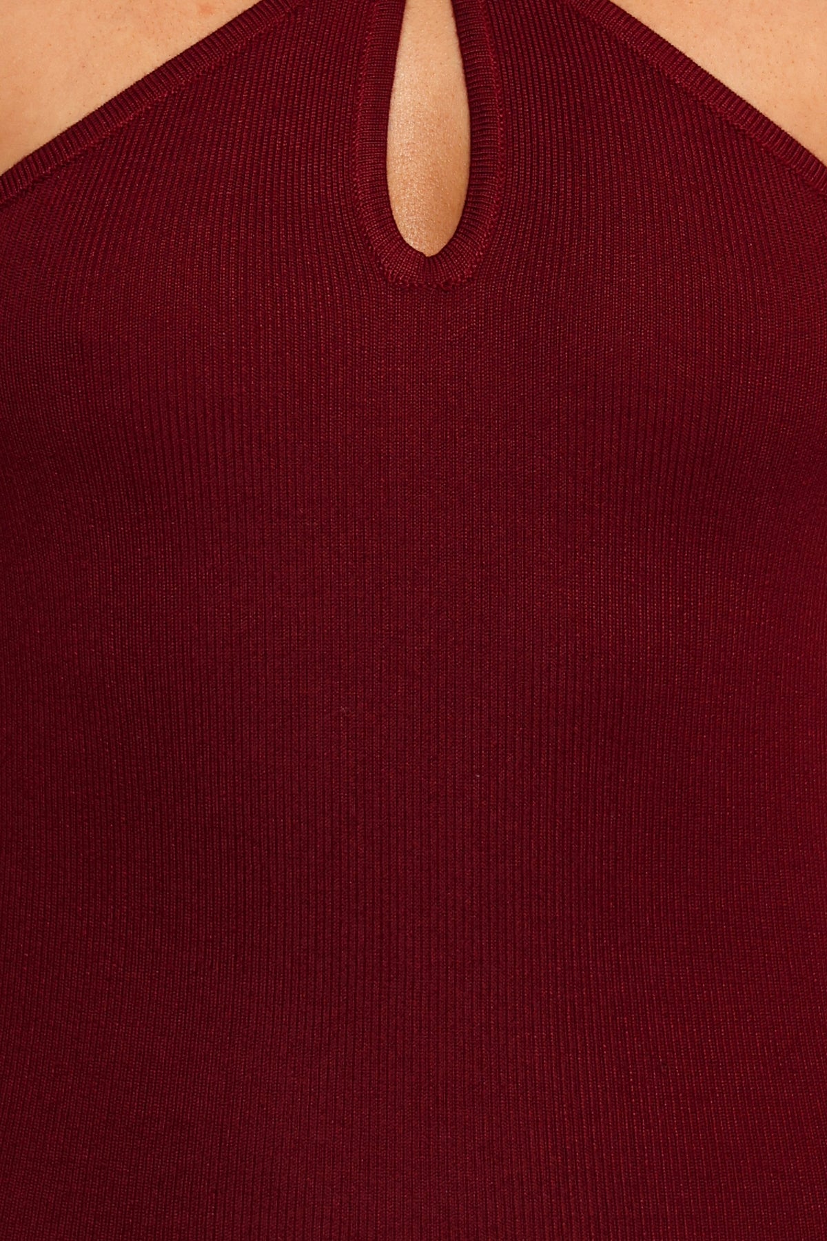 Nessa Midi Dress in Dark Cherry – view 6 of 7