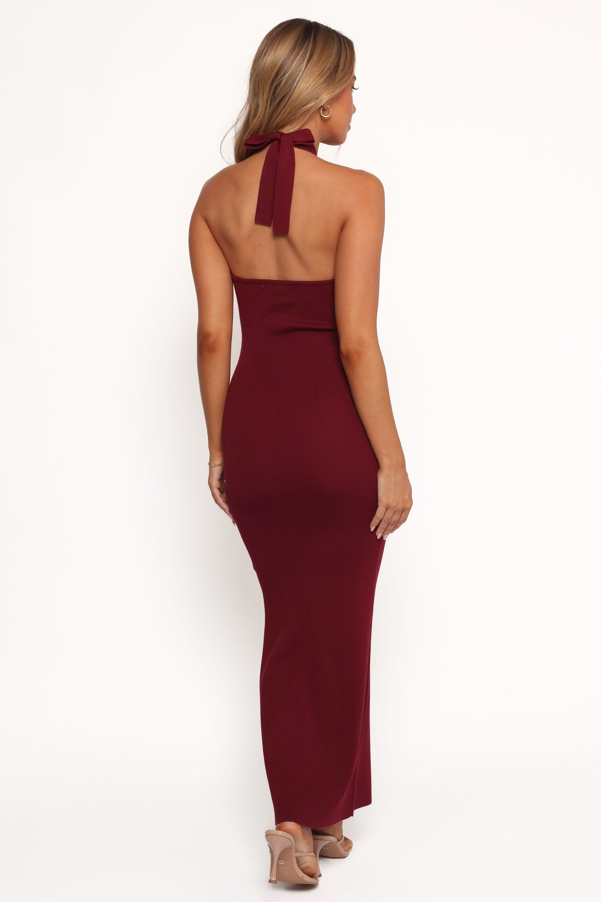 Nessa Midi Dress in Dark Cherry – view 4 of 7