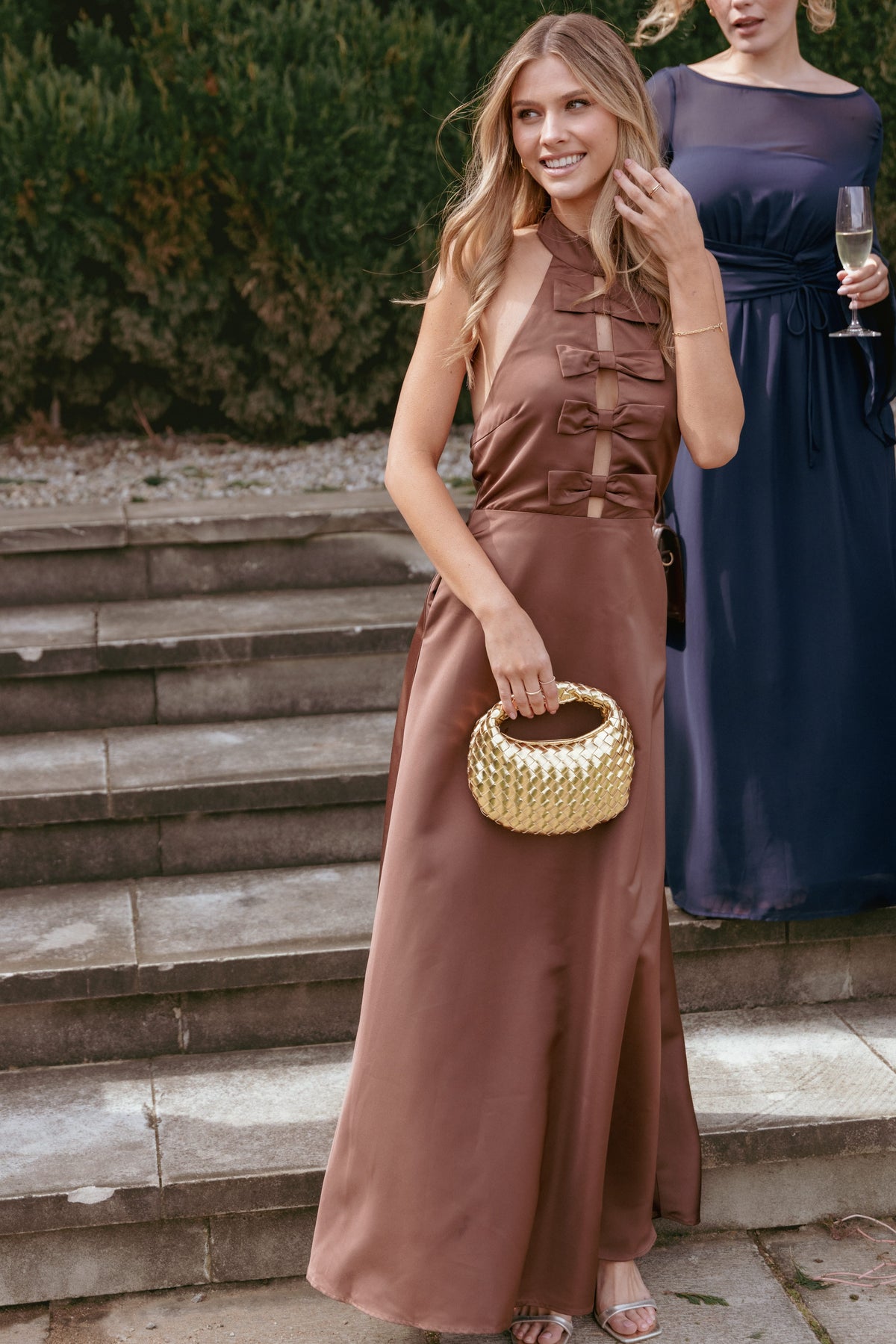 Norva Maxi Dress in Brown – view 1 of 8
