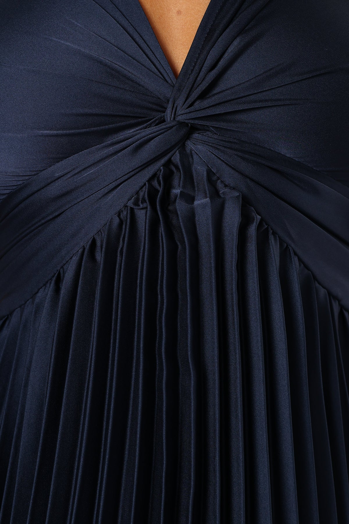 Nova Flutter Sleeve Midi Dress in Navy – view 8 of 8