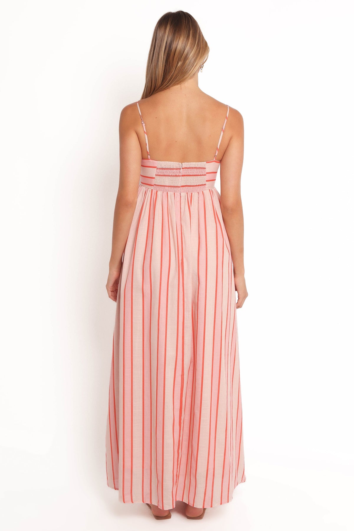 Odessa Maxi Dress in Pink Stripe – view 5 of 9