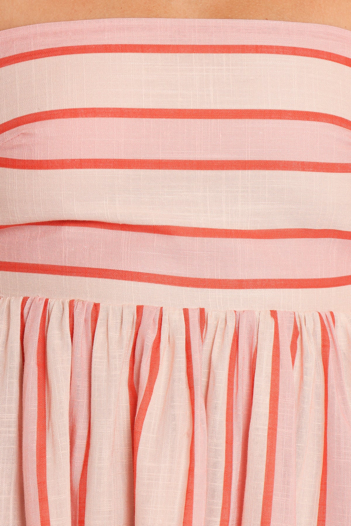 Odessa Maxi Dress in Pink Stripe – view 8 of 9