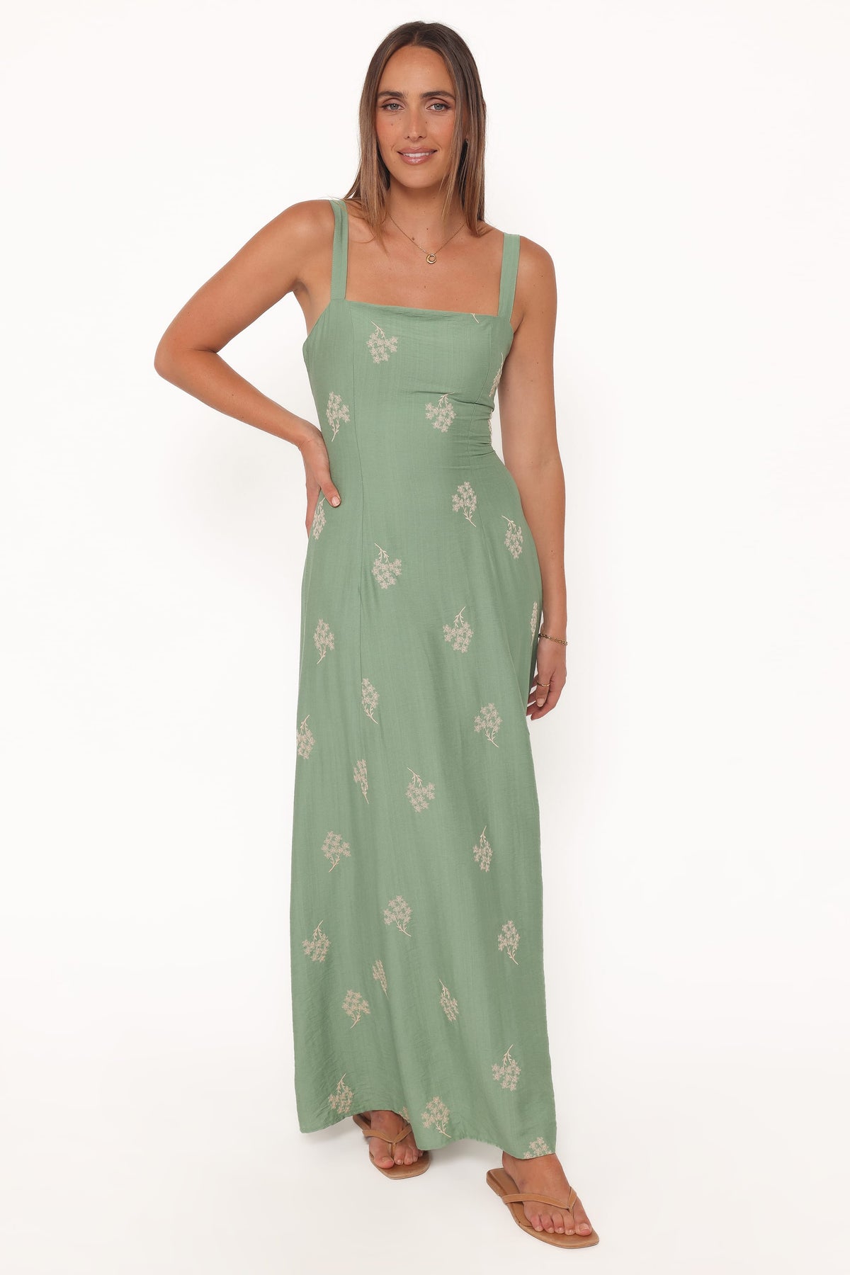Oregon Maxi Dress in Green – view 1 of 6