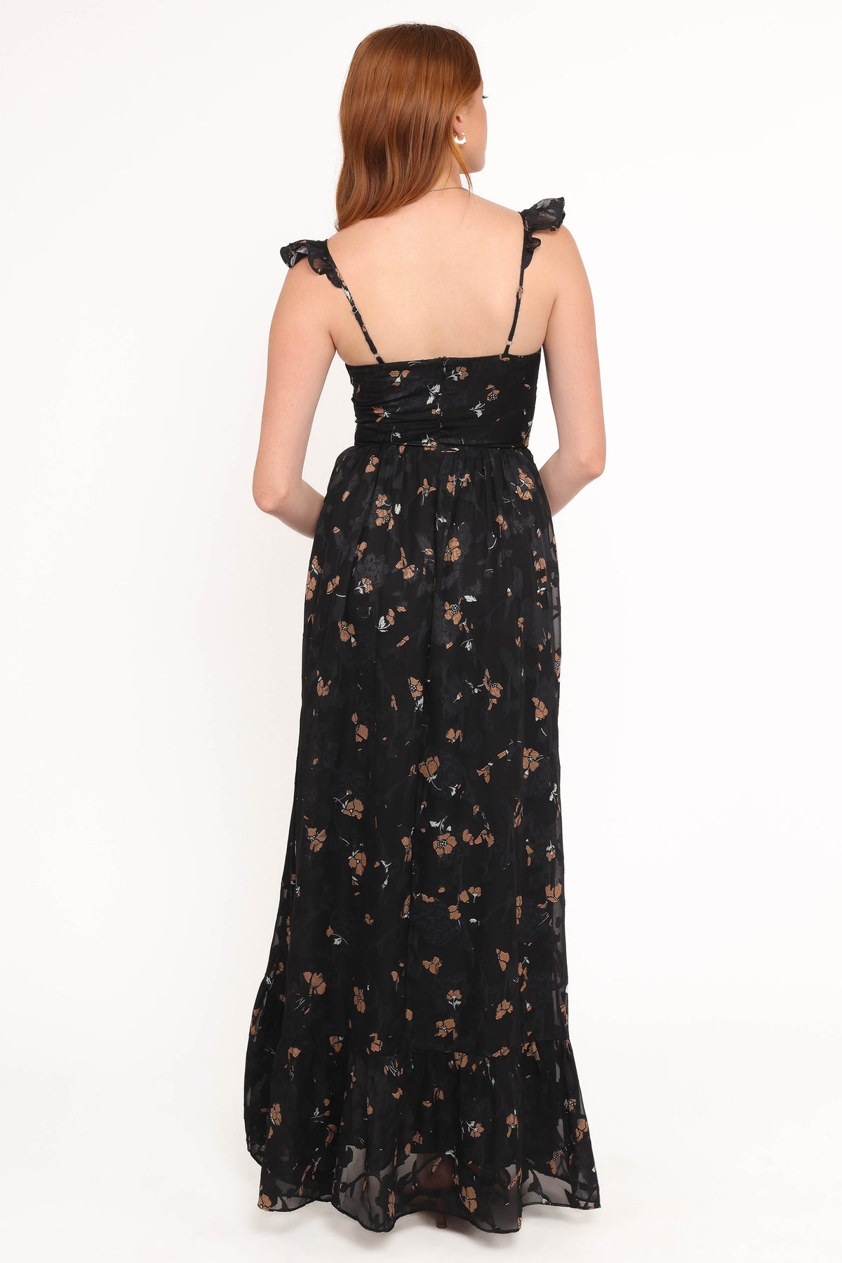 Orielle Maxi Dress in Black/Beige Floral – view 4 of 6